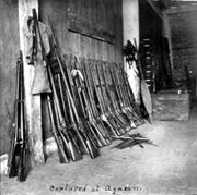The Captured M1871 Spanish Remington rifles of the First Company Mindanao Battalion