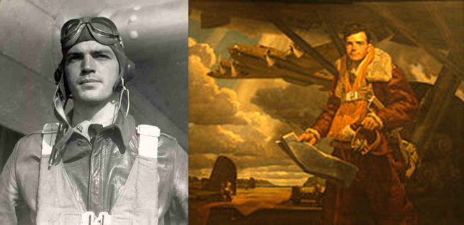Colin Purdie Kelly, Jr. (/ˈkoʊlɨn/; July 11, 1915 – December 10, 1941) was a World War II B-17 Flying Fortress pilot who flew bombing runs against the Japanese navy in the first days after the Pearl Harbor attack. He is remembered as one of the first American heroes of the war for sacrificing his own life to save his crew when his plane became the first American B-17 to be shot down in combat.