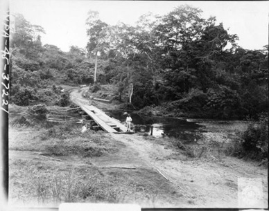 A bridge near Tapel, Gonzaga Cagayan Province, Luzon, Philippines, where eight people were reported to have been killed by the Japanese on or about July 1, 1945.